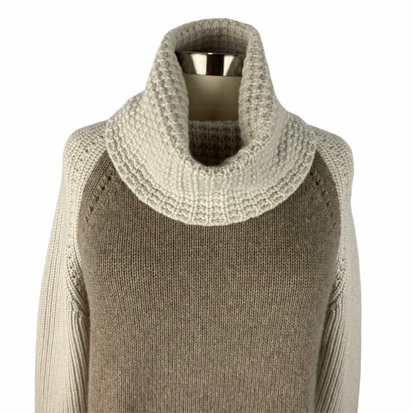 AUTUMN CASHMERE Cowl Neck Sweater M - Picture 2 of 9